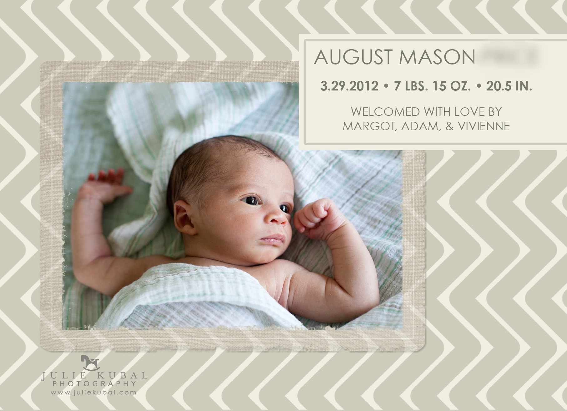 Custom Birth Announcement