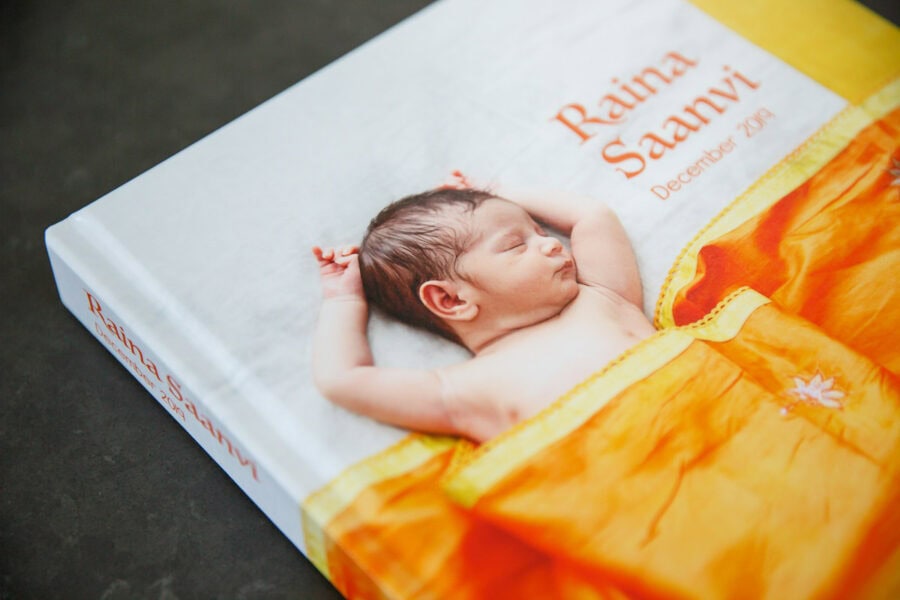 full photo cover detail of signature heirloom album